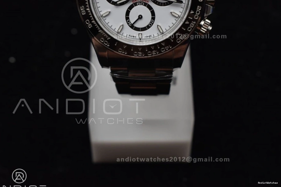 Steel FreshLook 1054 126500 SL4801 Daytona VS Factory Rolex Movement SBF 1:1 904L White Dial In 1115